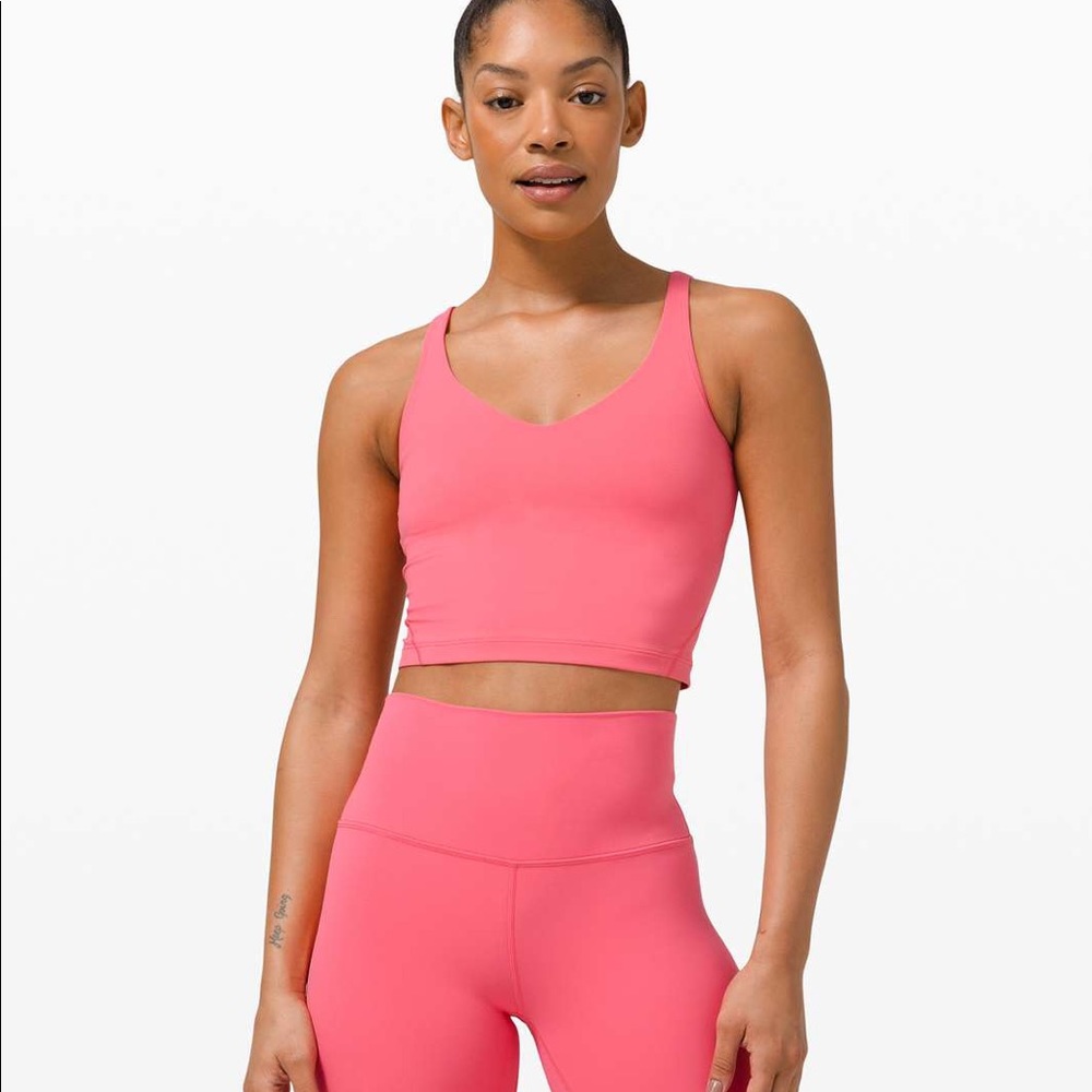 Lululemon GUAVA PINK Align tank Size 6 - ONLY WORN ONCE